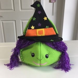 Cute Witch Halloween Candy Basket